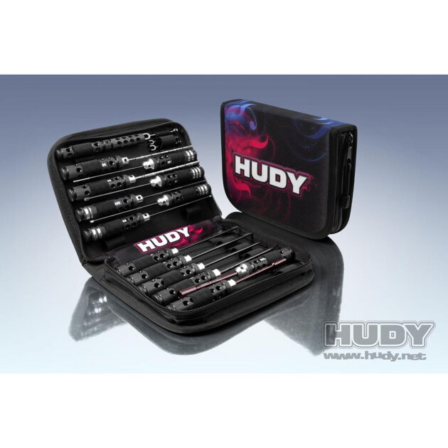 HUD190002 HUDY Tool Set avec sac de transport Nitro touring car