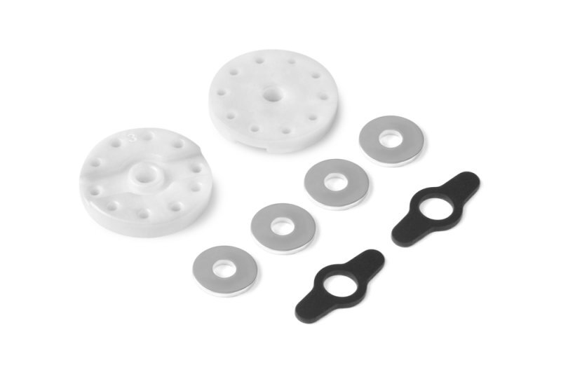 2-Way Flow Delrin Shock Piston 8-H.(1.3)+2-H.(1.2) (2)