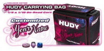 HUDY 1/10 & 1/8 CARRYING BAG + TOOL BAG - EXCLUSIVE EDITION - CUSTOM NAME