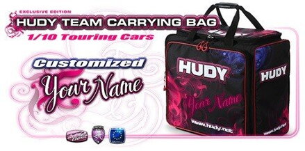 HUDY 1/10 TOURING CARRYING BAG + TOOL BAG - V2 - EXCLUSIVE EDITION - CUSTOM NAME