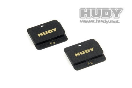 HUDY LIPO CHASSIS BALANCING WEIGHTS 12g - LOW CG (2)