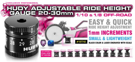 HUDY RIDE HEIGHT GAUGE 20-30MM