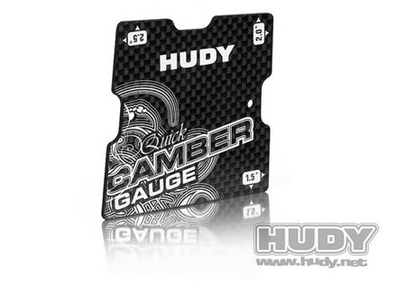 HUDY GRAPHITE QUICK CAMBER GAUGE 1/10 TOURING 1.5°; 2°; 2.5°