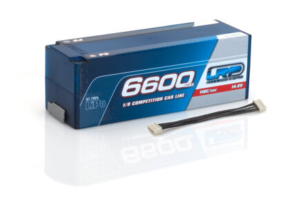 LRP 6600 - 1/8 4S P5 - 110C/55C - 14.8V LIPO - 1/8 COMPETITION CAR LINE HARDCASE