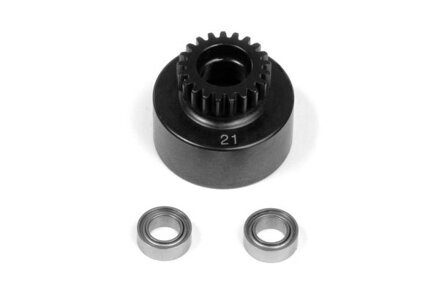 CLUTCH BELL 21T WITH BEARINGS