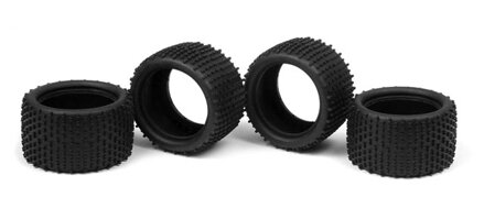 MICRO MONSTER TRUCK TIRE & INSERT - THRAX (4+4)