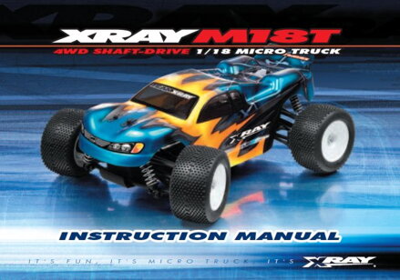 INSTRUCTION MANUAL FOR XRAY M18T