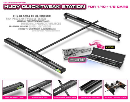 HUDY QUICK-TWEAK STATION 1/8 & 1/10 ON-ROAD