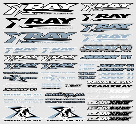 XRAY STICKER FOR BODY - METALIC SILVER