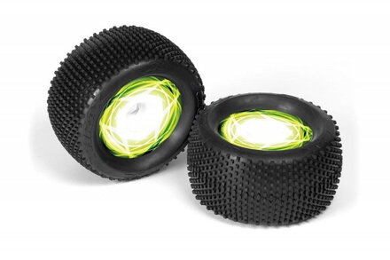 XRAY TRUGGY WHEEL STICKERS - DIE-CUT - GREEN