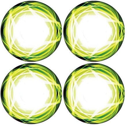 XRAY TRUGGY WHEEL STICKERS - DIE-CUT - GREEN