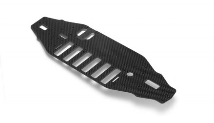 T2'009 CHASSIS 2.5MM GRAPHITE - 6-CELL - RUBBER-SPEC