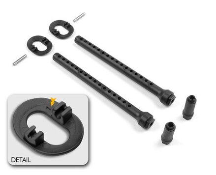FRONT BODY MOUNT SET +1MM HEIGHT