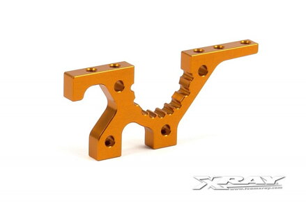 T3 ALU FRONT LOWER SUSP. ADJUST. BULKHEAD - ORANGE