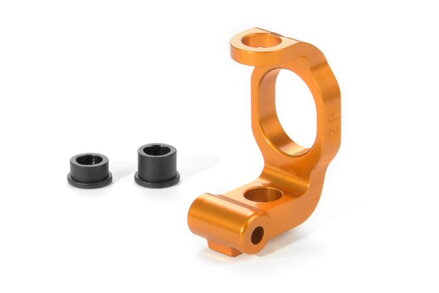 ALU C-HUB FRONT BLOCK, RIGHT - 4° DEG. - ORANGE