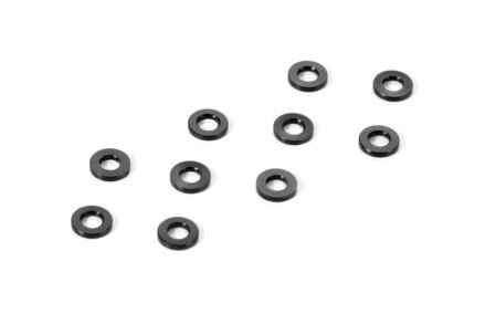 ALU SHIM 3x6x0.5MM - BLACK (10)