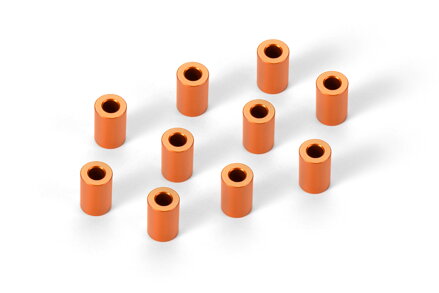 ALU SHIM 3x6x9.0MM - ORANGE (10)