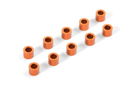 ALU SHIM 3x5x4.0MM - ORANGE (10)