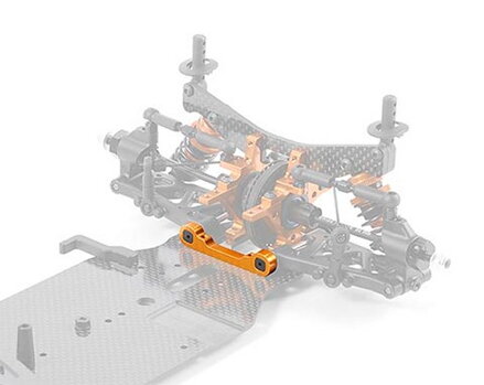 ALU REAR LOWER 1-PIECE SUSPENSION HOLDER - FRONT - FR