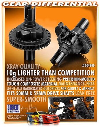 XRAY GEAR DIFFERENTIAL - SET