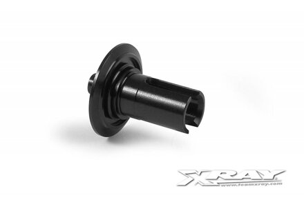 ALU T6 DIFF SHORT OUTPUT SHAFT - HARD COATED - BLACK