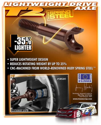 DRIVE AXLE - LIGHTWEIGHT - HUDY SPRING STEEL™