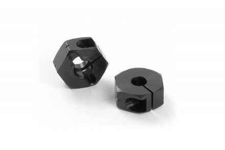 ALU WHEEL HUB - OFFSET "+0.75MM" - BLACK (2)