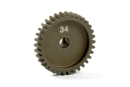 NARROW ALU PINION GEAR - HARD COATED 34T / 48