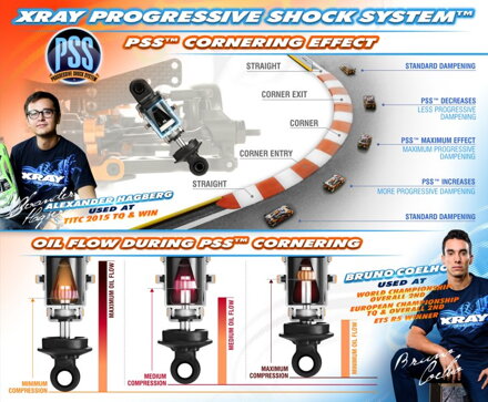 ALU PROGRESSIVE SHOCK SYSTEM - SET (2)