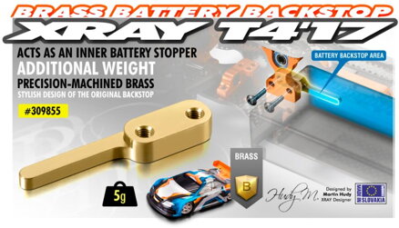 BRASS BATTERY BACKSTOP