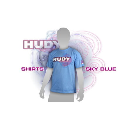 HUDY T-SHIRT - SKY BLUE (XL)