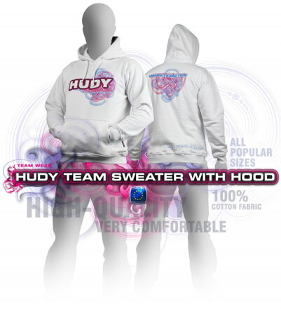 HUDY SWEATER HOODED - WHITE (M)