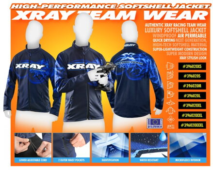 XRAY HIGH-PERFORMANCE SOFTSHELL JACKET (XS)