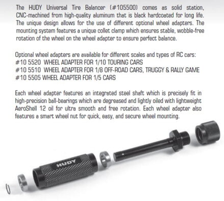 HUDY UNIVERSAL TIRE BALANCING STATION