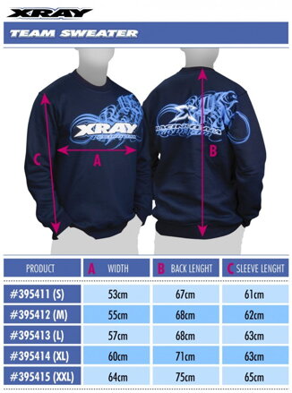 XRAY BLUE SWEATER  (S)