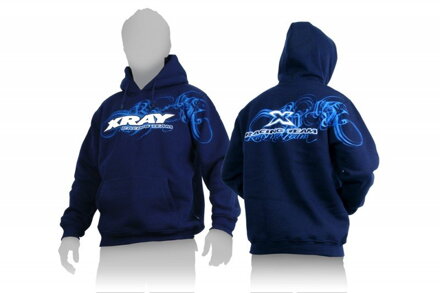 XRAY SWEATER HOODED - BLUE (XS)