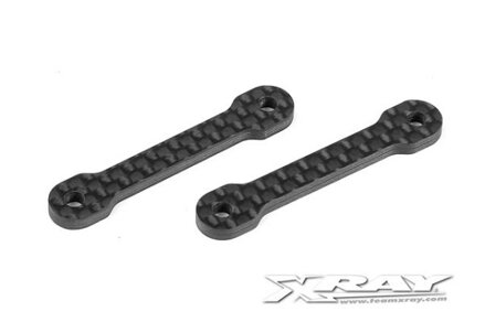 X10 GRAPHITE 2.5MM MOUNTING PLATE RISERS (2)