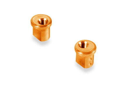 ALU ECCENTRIC BUSHING 1.0MM - ORANGE (2)