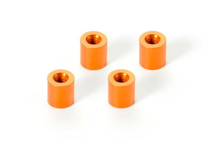 ALU STAND M3 6x6.4MM - ORANGE (4)