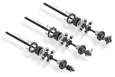 XRAY GEAR DIFFERNTIAL 1/12 PAN CAR SET
