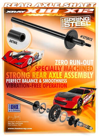 STEEL REAR AXLE SHAFT - HUDY SPRING STEEL™