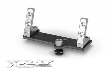 CENTER GRAPHITE SERVO MOUNT + ALU STANDS - SET (MID-SIZE)