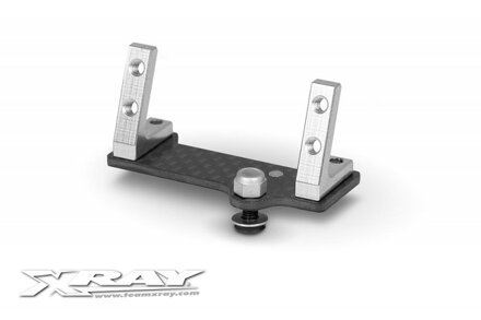 CENTER GRAPHITE SERVO MOUNT + ALU STANDS - SET (MICRO)