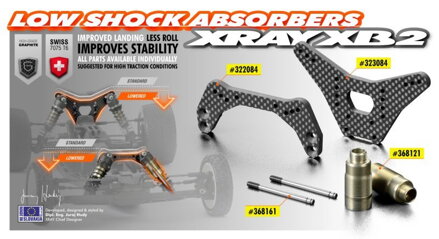 GRAPHITE SHOCK TOWER REAR 3.5MM - LOWER