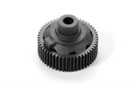 COMPOSITE GEAR DIFFERENTIAL CASE WITH PULLEY 53T - GRAPHITE