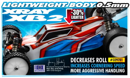 BODY FOR 1/10 2WD OFF-ROAD BUGGY 0.5MM - LIGHTWEIGHT