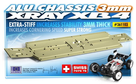ALU CHASSIS - SWISS 7075 T6 (3MM)