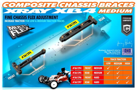 COMPOSITE CHASSIS BRACE REAR - MEDIUM
