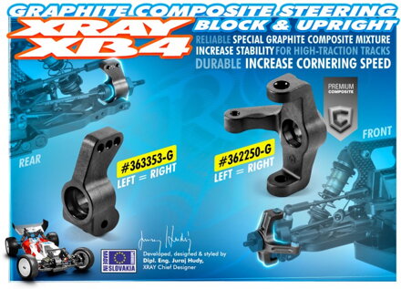 COMPOSITE UPRIGHT REAR - GRAPHITE