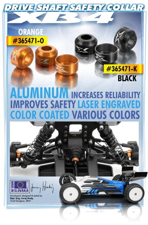ALU DRIVE SHAFT SAFETY COLLAR - BLACK (3)